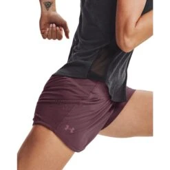 Short Femme Under Armour Speedpocket Perf -Promos Randonnée Boutique 1361379 554 5