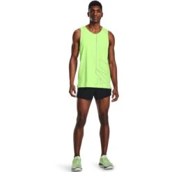 Short Under Armour Fendu Launch Run -Promos Randonnée Boutique 1361491 001 2