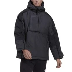 Veste Imperméable Isolé Adidas Terrex Ct Xploric -Promos Randonnée Boutique adidas hg8572 4 apparel on model front view white