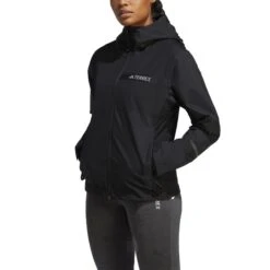 Veste Imperméable Femme Adidas Terrex Multi Rain.Rdy 2-Layer 2 9 Veste Imperméable Femme Adidas Terrex Multi Rain.Rdy 2-Layer 2 -Promos Randonnée Boutique adidas hn5481 4 apparel on model front view white