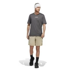 Short Adidas Terrex Liteflex 8 Short Adidas Terrex Liteflex -Promos Randonnée Boutique adidas hs9773 6 apparel on model standard outfit view white