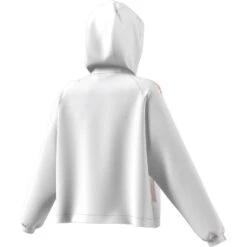 Veste Imperméable Femme Adidas BSC 3-Stripes -Promos Randonnée Boutique adidas ht8752 3 apparel 3d rendering back view white