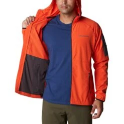 Veste à Capuche Columbia Tall Heights Softshell -Promos Randonnée Boutique columbia 1975591 813 orange 4