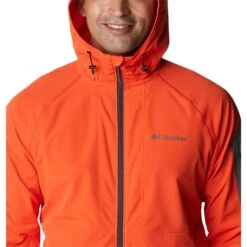 Veste à Capuche Columbia Tall Heights Softshell -Promos Randonnée Boutique columbia 1975591 813 orange 5