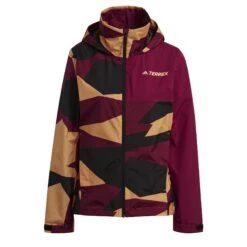 Veste De Pluie Femme Adidas Terrex Primegreen Allover