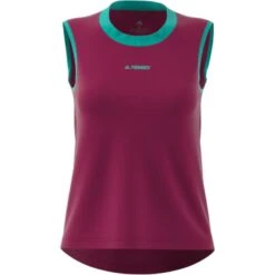 Débardeur Femme Adidas Terrex Graphic -Promos Randonnée Boutique gp0047 app virtual front white