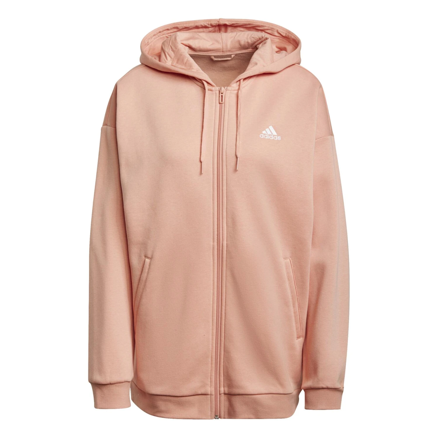 Veste Femme Adidas Essentials Small Logo Full-Zip 2 Veste Femme Adidas Essentials Small Logo Full-Zip – Image 2