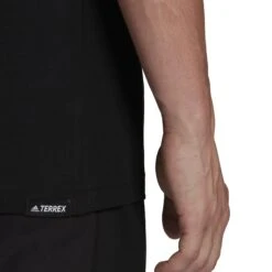 T-shirt Adidas Terrex Mountain Landscape Graphic -Promos Randonnée Boutique he1769 app on model detail 3 white