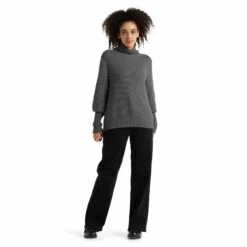 Polaire Femme Icebreaker Seevista Funnel Neck -Promos Randonnée Boutique ib0a59li0041 3