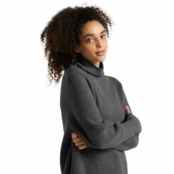 Polaire Femme Icebreaker Seevista Funnel Neck -Promos Randonnée Boutique ib0a59li0041 5