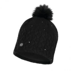 Bonnet Tricoté Buff Elie Black