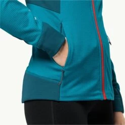 Polaire Femme Jack Wolfskin Hydro Grid (GT) [Taille 2XL] -Promos Randonnée Boutique jack wolfskin 1709911 1395 3