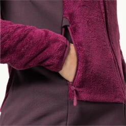 Polaire à Capuche Zippé Femme Jack Wolfskin Rotwand (GT) [Taille 2XL] -Promos Randonnée Boutique jack wolfskin 1710741 1014 3