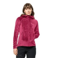 Polaire à Capuche Zippé Femme Jack Wolfskin Rotwand (GT) [Taille 2XL]