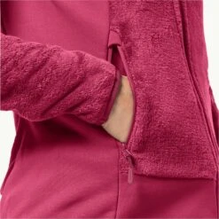Polaire à Capuche Zippé Femme Jack Wolfskin Rotwand (GT) [Taille 2XL] -Promos Randonnée Boutique jack wolfskin 1710741 2160 3