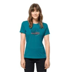 T-shirt Femme Jack Wolfskin Hiking Graphic
