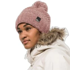 Bonnet Tricoté Femme Jack Wolfskin Highloft -Promos Randonnée Boutique jack wolfskin 1908011 3068 3