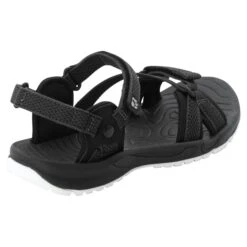 Sandales De Randonnée Femme Jack Wolfskin Lakewood Ride -Promos Randonnée Boutique jack wolfskin 4019041 6069 3 f350 lakewood ride sandal w black grey