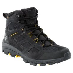 Chaussures De Randonnée Jack Wolfskin Vojo 3 Texaporeid Mid [Taille 42] -Promos Randonnée Boutique jack wolfskin 4042461 6055 9 f360 vojo 3 texapore mid m black burly yellow xt