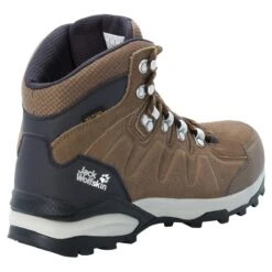 Chaussures De Randonnée Femme Jack Wolfskin Refugio Texapore [Taille 37] -Promos Randonnée Boutique jack wolfskin 4050871 5238 9 f350 refugio texapore mid w brown apricot