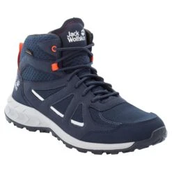 Chaussures De Randonnée Jack Wolfskin Woodland 2 Texapore Mid GT -Promos Randonnée Boutique jack wolfskin 4051261 1178 9 f360 woodland 2 texapore mid m dark blue red
