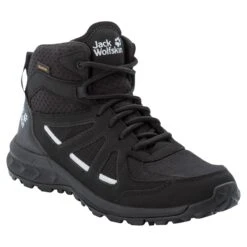 Chaussures De Randonnée Femme Jack Wolfskin Woodland 2 Texaporeid Mid -Promos Randonnée Boutique jack wolfskin 4051331 6069 9 f360 woodland 2 texapore mid w black grey