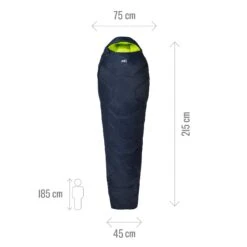 Sac De Couchage Zip Côté Gauche Millet Baikal 1100 Reg -4°/0°C -Promos Randonnée Boutique millet mic1130 7317 3